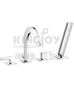 (KJ836R000) 4-hole bath/shower mixer deck-mounted
