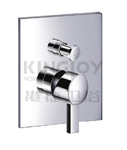 (KJ812X000) Single lever concealed 4-way bath/shower mixer with diverter