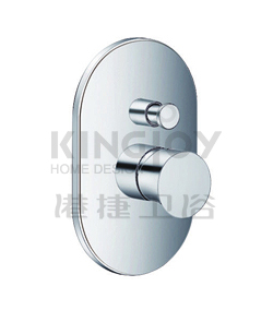 (KJ815X000) Single lever concealed 4-way bath/shower mixer with diverter