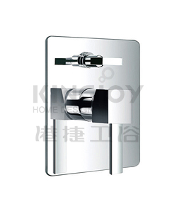 (KJ818X000) Single lever concealed 4-way bath/shower mixer with diverter