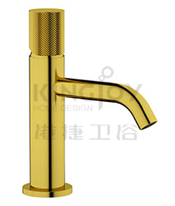 (KJ827A000 Brushed Gold-Ti) Single lever mono basin mixer