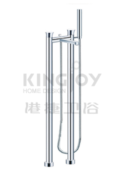(KJ815M002) Two-handle bath/shower mixer floor-mounted