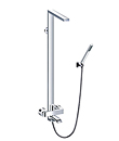 Single lever bath/shower mixer