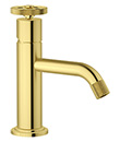 (KJ826A000 Brushed Gold-Zr (2)) Single lever mono basin mixer
