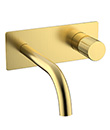 Single lever wall basin mixer