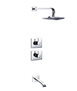 (KJ8128460) Thermostatic concealed bath/shower mixer