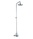 (KJ8218308) Thermostatic shower mixer with rain shower
