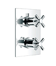 (KJ8214103) Wall thermostatic shower mixer with diverter